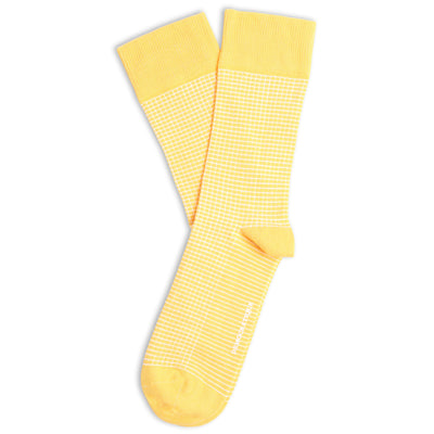 Cold Orange and clear white Originals Fine Rib Stripes socks, product photo on white