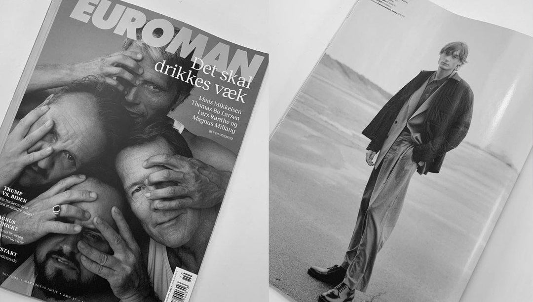 Democratique Socks in danish lifestyle magazine EUROMAN - Democratique Socks