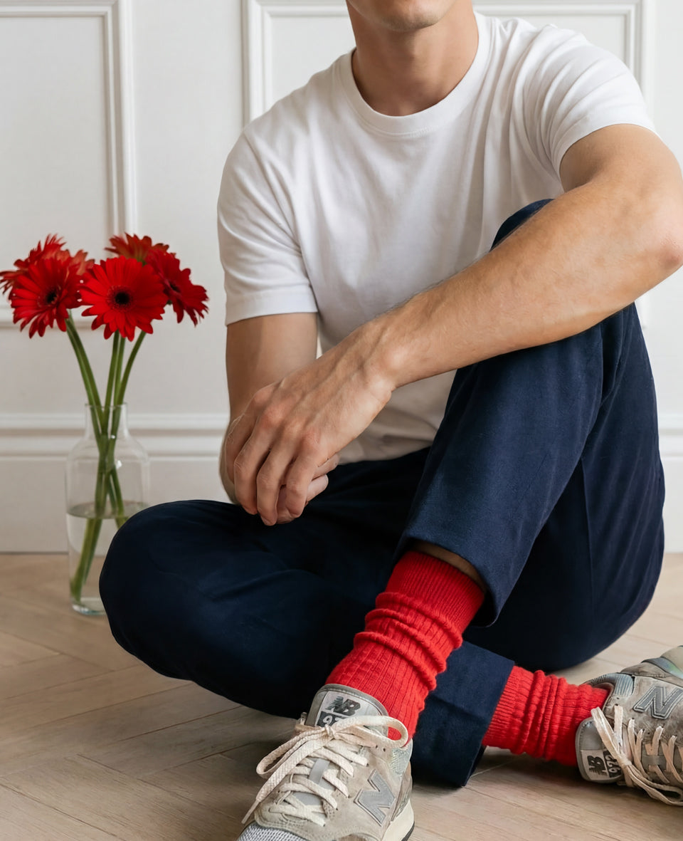 Democratique Socks premium ribbed cotton socks with Scandinavian design