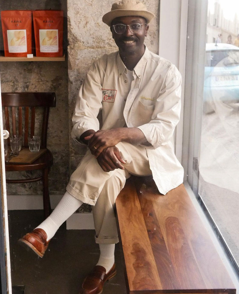 Democratique Socks white organic cotton socks styled outdoors — guide to the different types of socks