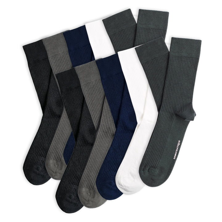 10-pak Originals Fine Rib Socks Perfect 10