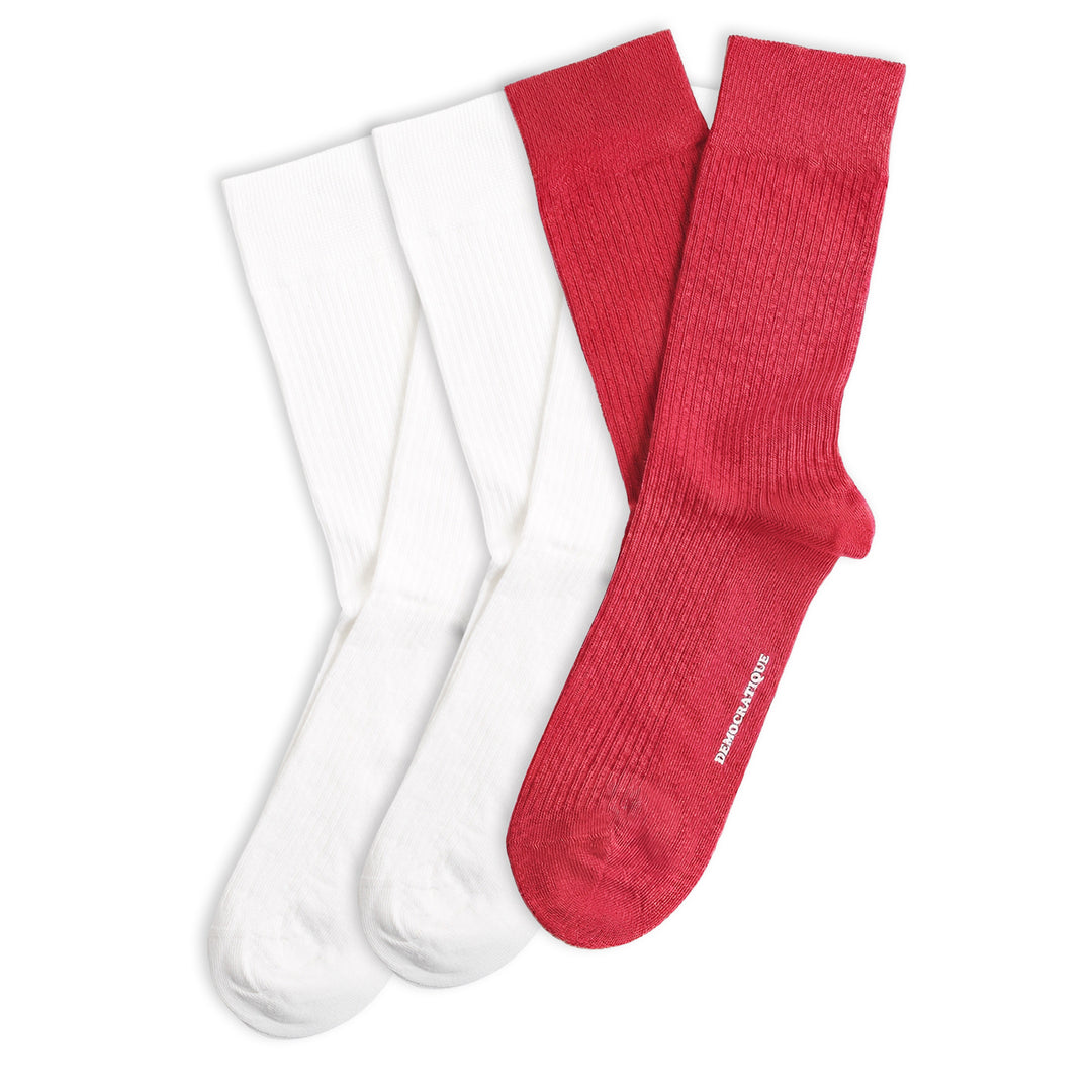 3-pack Originals Fine Rib Socks Denmark Edition