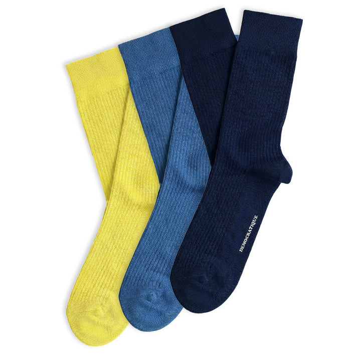 3-pack Originals Fine Rib Socks Sweden Edition