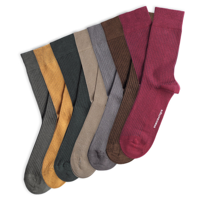 7-pack Originals Fine Rib Socks Full Week Warm