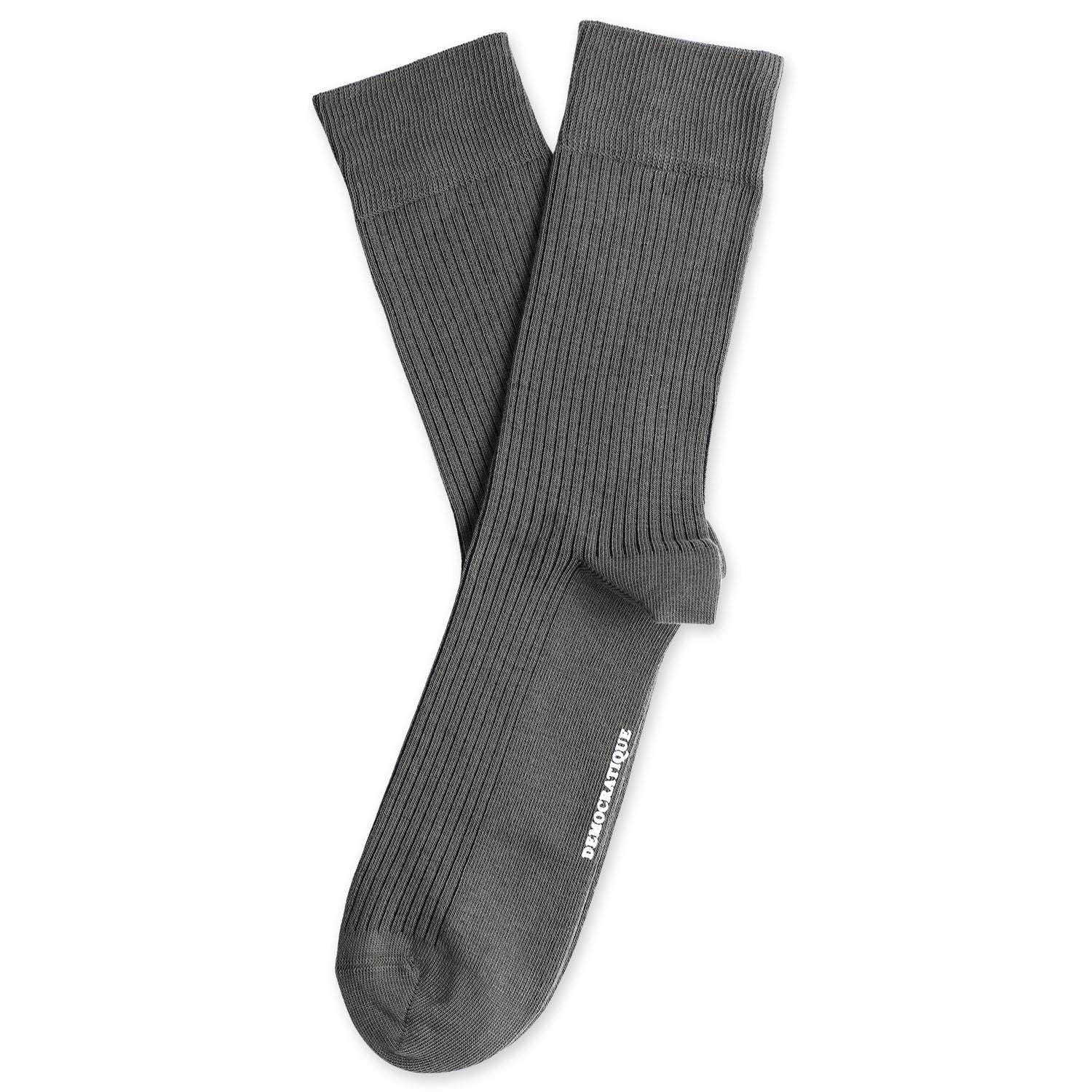 Originals Fine Rib Socks Army - Democratique Socks