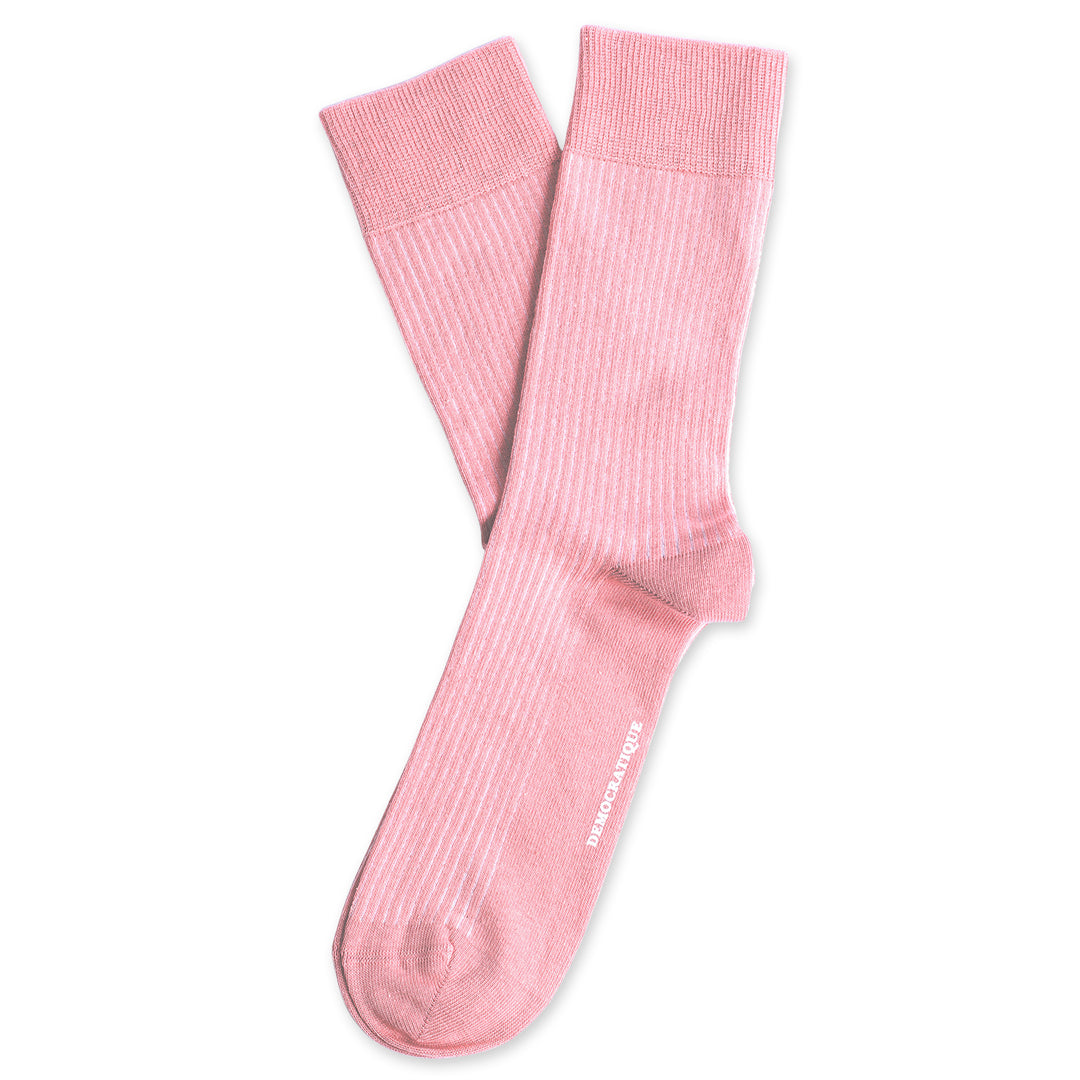 3-pack Originals Fine Rib Socks Pink/Irr/Bordeaux - Democratique Socks
