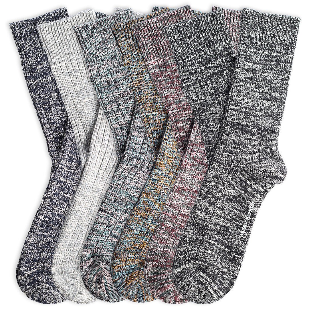 6-pack Relax Heavy Rib Supermelange - Democratique Socks
