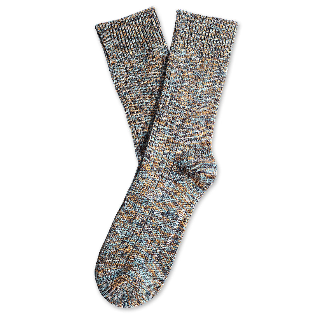 3-pack Relax Heavy Rib Supermelange Gold/Pink/Bordeaux - Democratique Socks