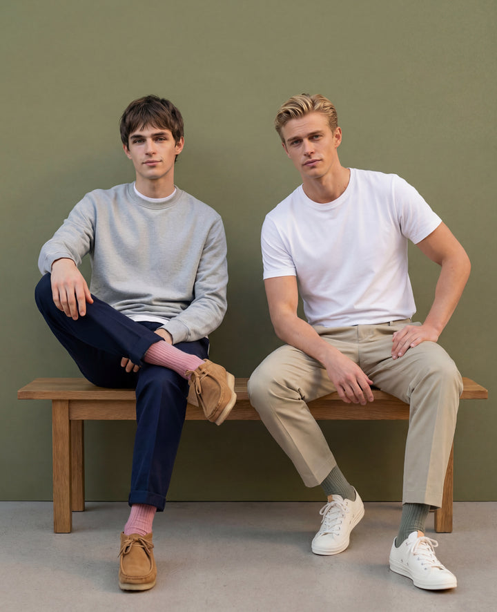 Originals Fine Rib Socks Army