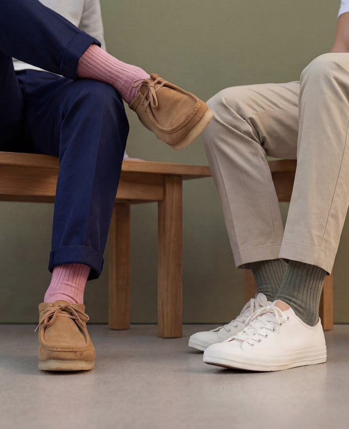 Originals Fine Rib Socks Army