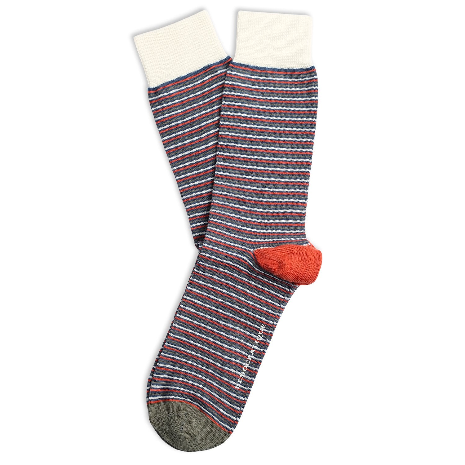Longitude Stripe Socks | Ultralight Stripes Socks | Democratique socks