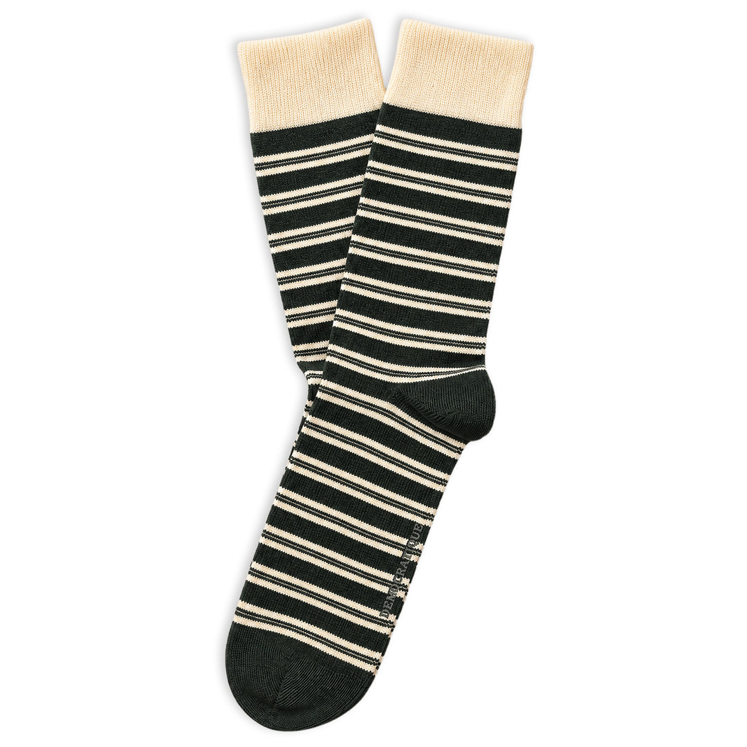 Originals Ultralight Power Stripes Organic Cotton Forest Green / Off White