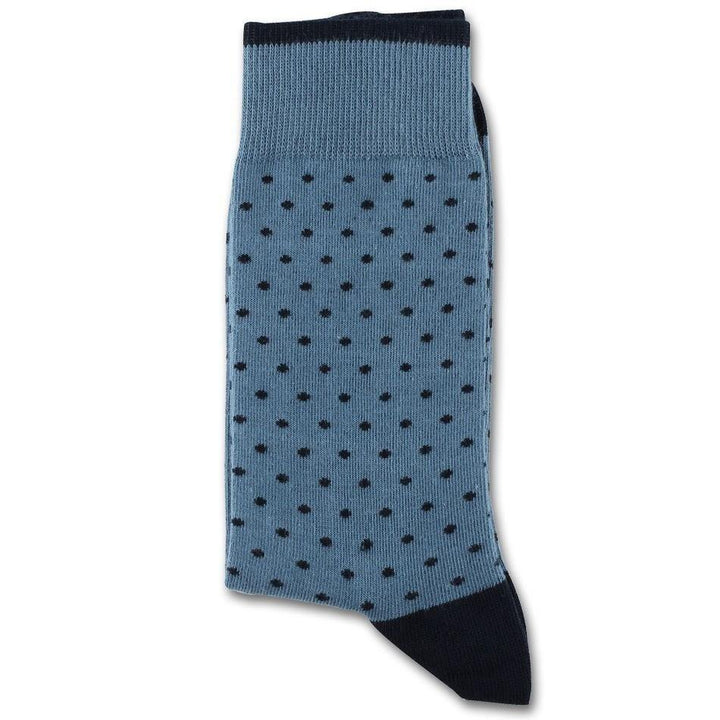 Democratique Socks Originals PolkaDot Petroleum Blue / Navy - Democratique Socks