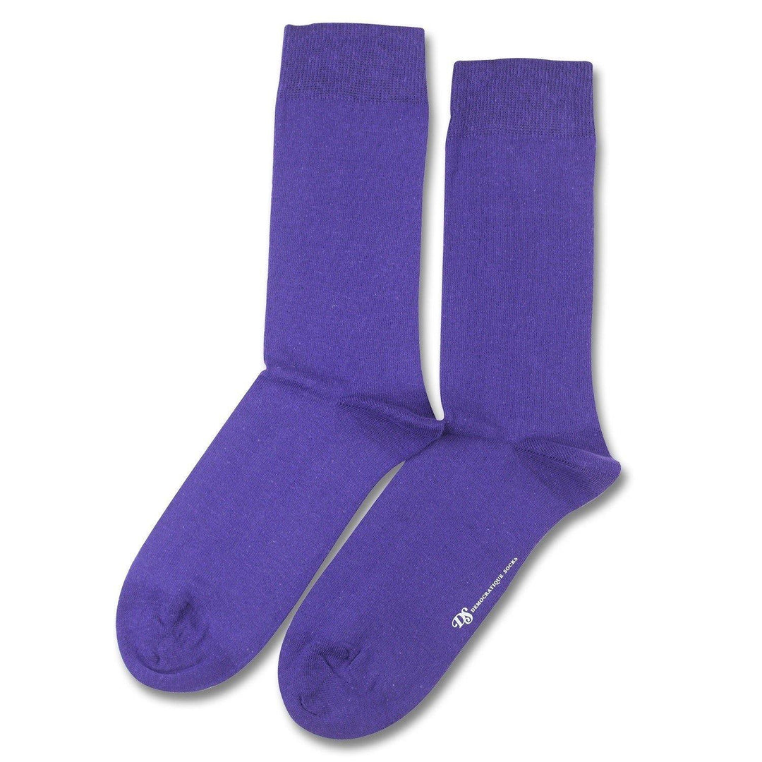ORIGINALS SOLID Deep Purple Democratique Socks - Democratique Socks