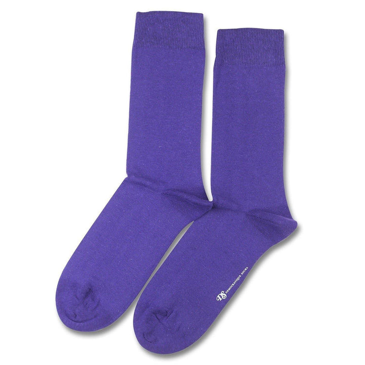 ORIGINALS SOLID Deep Purple Democratique Socks - Democratique Socks
