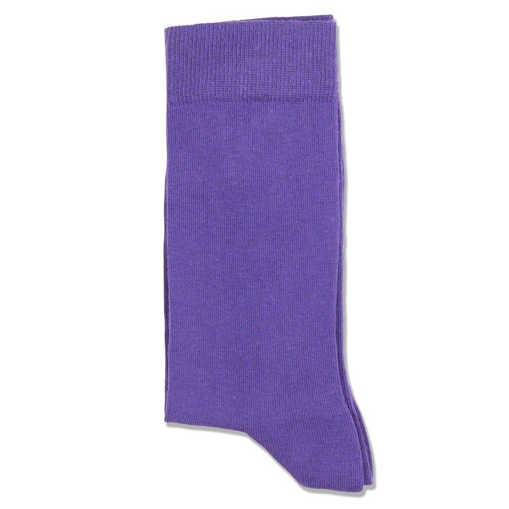ORIGINALS SOLID Deep Purple Democratique Socks - Democratique Socks