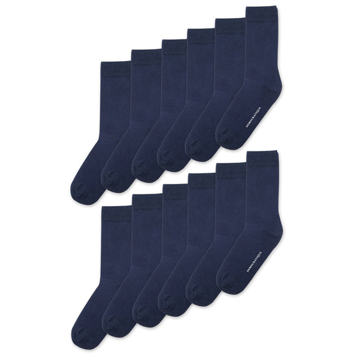 12 pack (pay for 10) Originals Solid Color Socks Multiple Colors - Democratique Socks