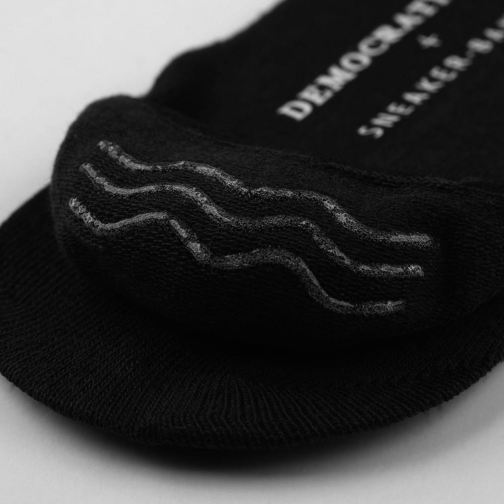 Democratique Socks Originals Sneaker Invisible 3-Pack Black - Democratique Socks